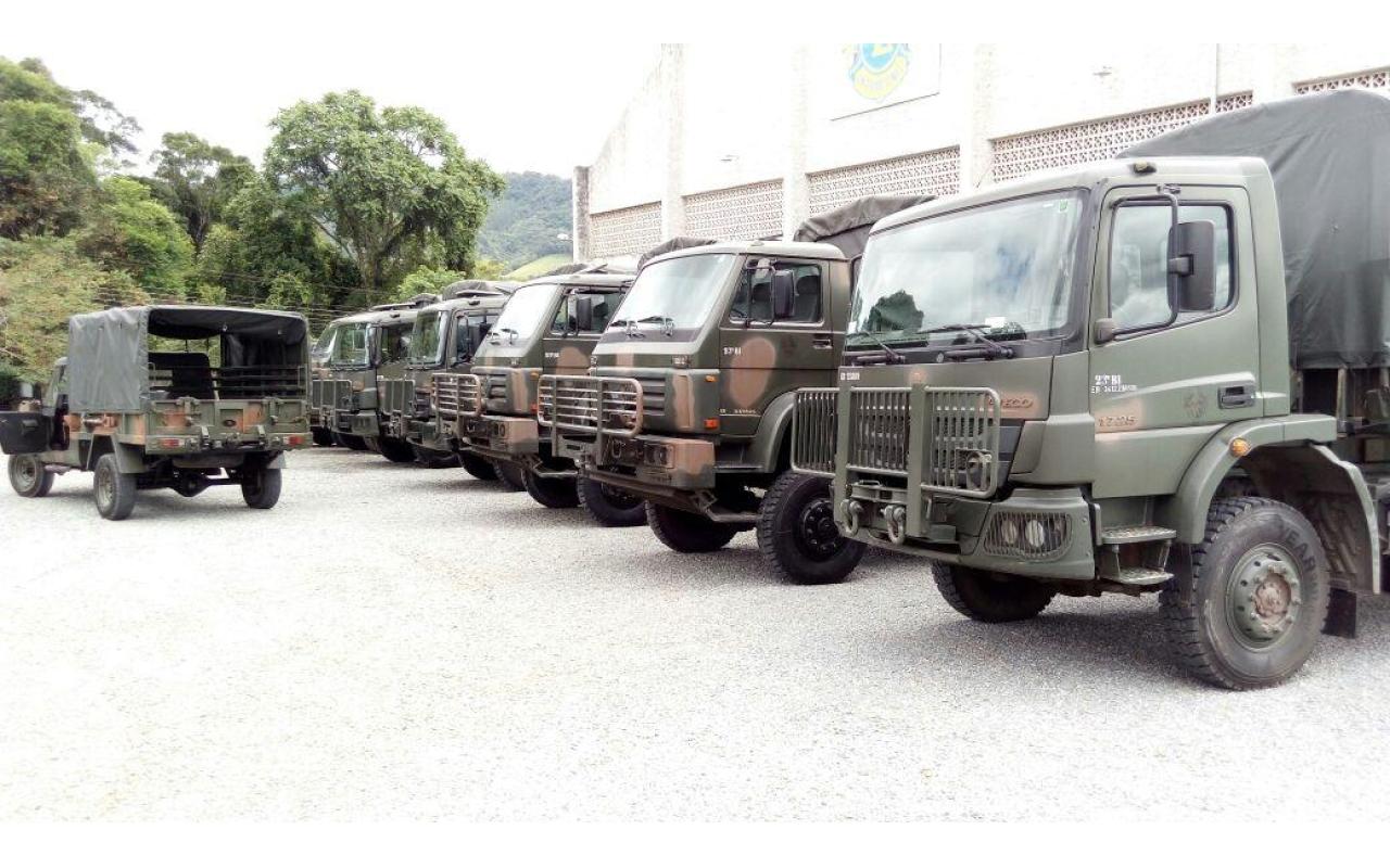 Exército participa de teste simulado de ajuda humanitária em Rio do Sul