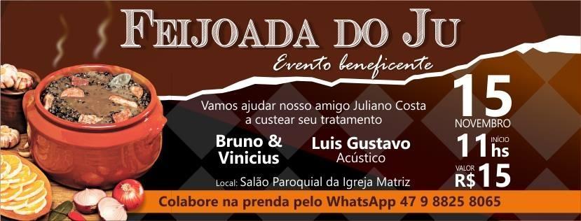 Feijoada beneficente será realizada nesta quarta em Ituporanga