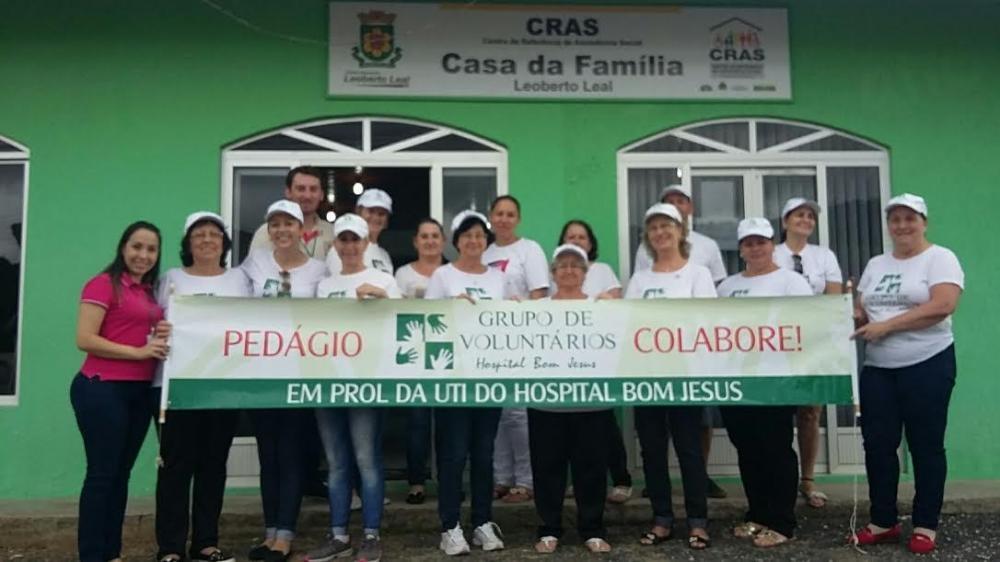 Grupo de Voluntários arrecada 4 mil com pedágio solidário em Leoberto Leal