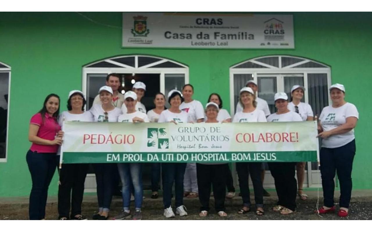 Grupo de Voluntários arrecada 4 mil com pedágio solidário em Leoberto Leal