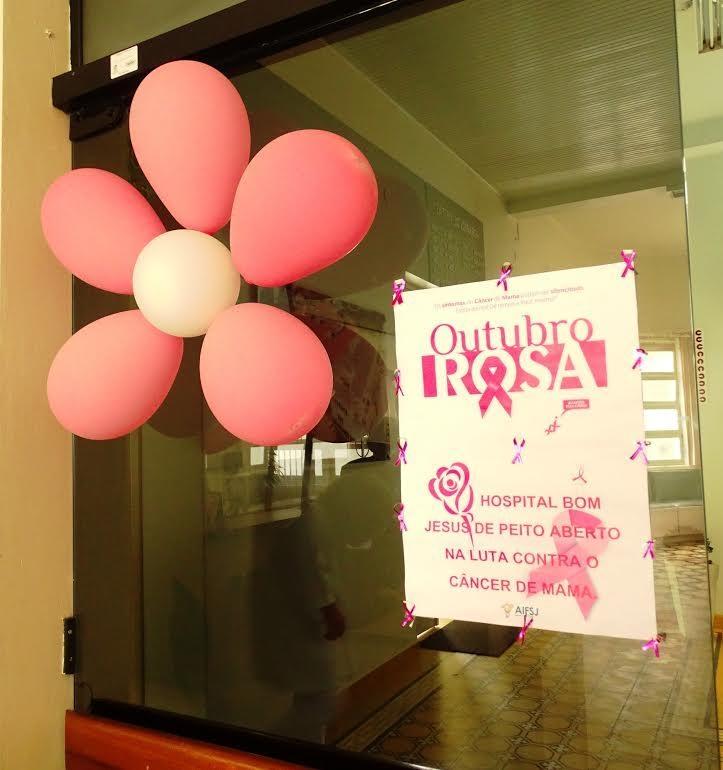 Hospital Bom Jesus adere ao movimento Outubro Rosa e promove campanha de conscientização ao câncer de mama