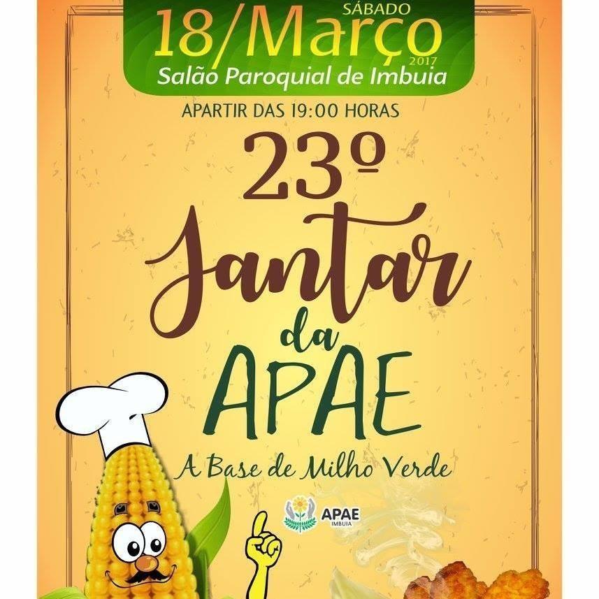 Jantar a base de milho verde será realizado em Imbuia  