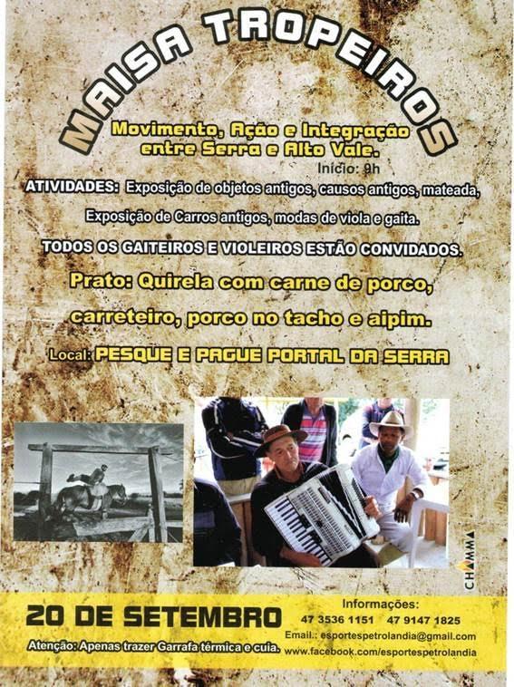 Maisa Tropeiros será no domingo em Petrolândia