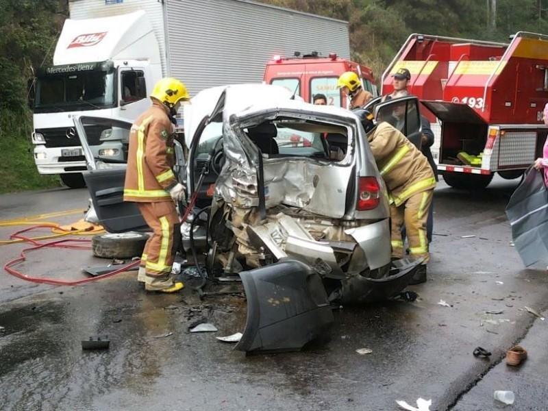 Morre segunda vítima do acidente na BR-470 nesta sexta em Ibirama 