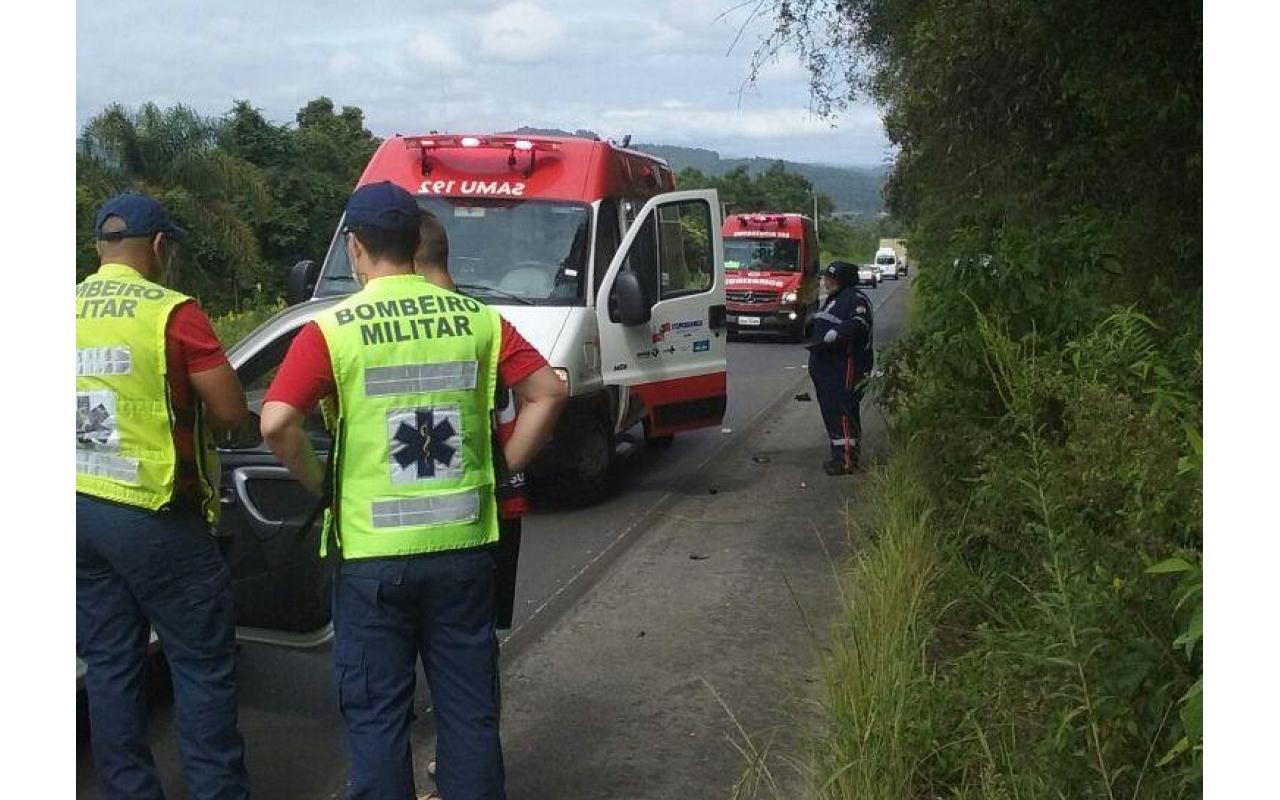 Motociclista morre em acidente na SC-350 em Ituporanga