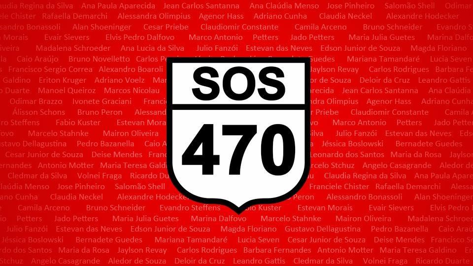 Movimento SOS 470 define próximas ações do grupo que pede a duplicação da rodovia
