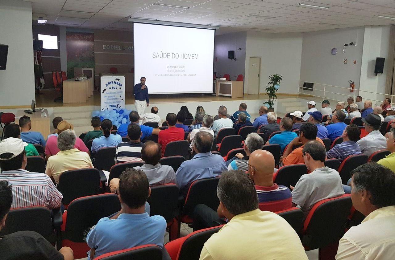 Palestra com tema Saúde do Homem reúne mais de 100 pessoas em Ituporanga