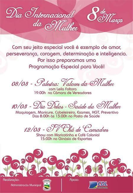 Petrolândia tem programação especial na semana da Mulher 