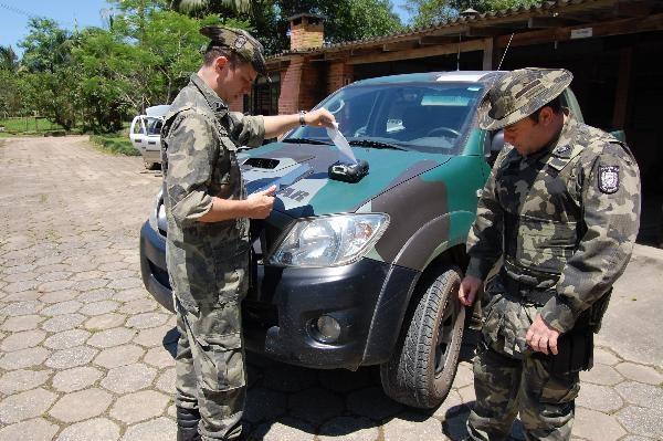 Policia Ambiental do Alto Vale faz fiscalização educativa na Região da Cebola