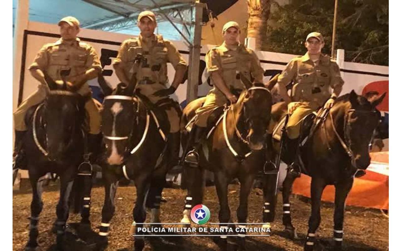Polícia Militar atua na Festa Nacional da Cebola em Ituporanga 