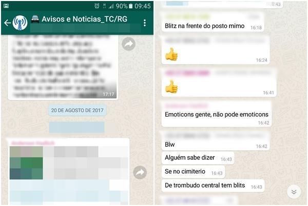 Polícia Militar de Trombudo Central identifica grupo que informava locais de blitz através de Aplicativo 