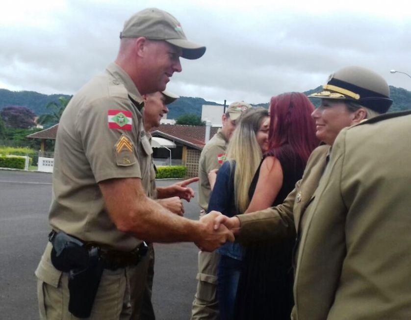 Policiais militares foram promovidos em Rio do Sul  