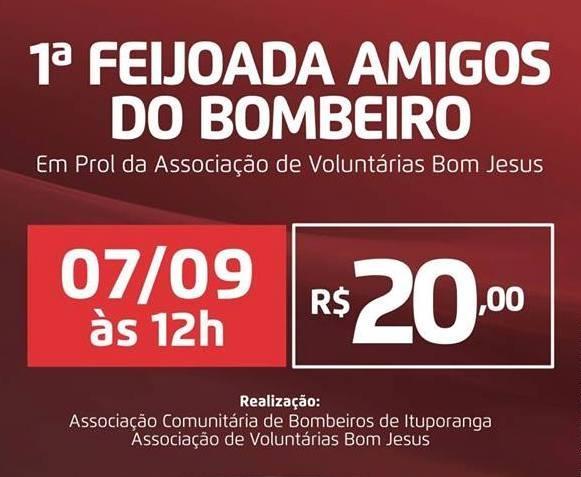 Primeira Feijoada “Amigos do Bombeiro” será realizada em Prol do HBJ