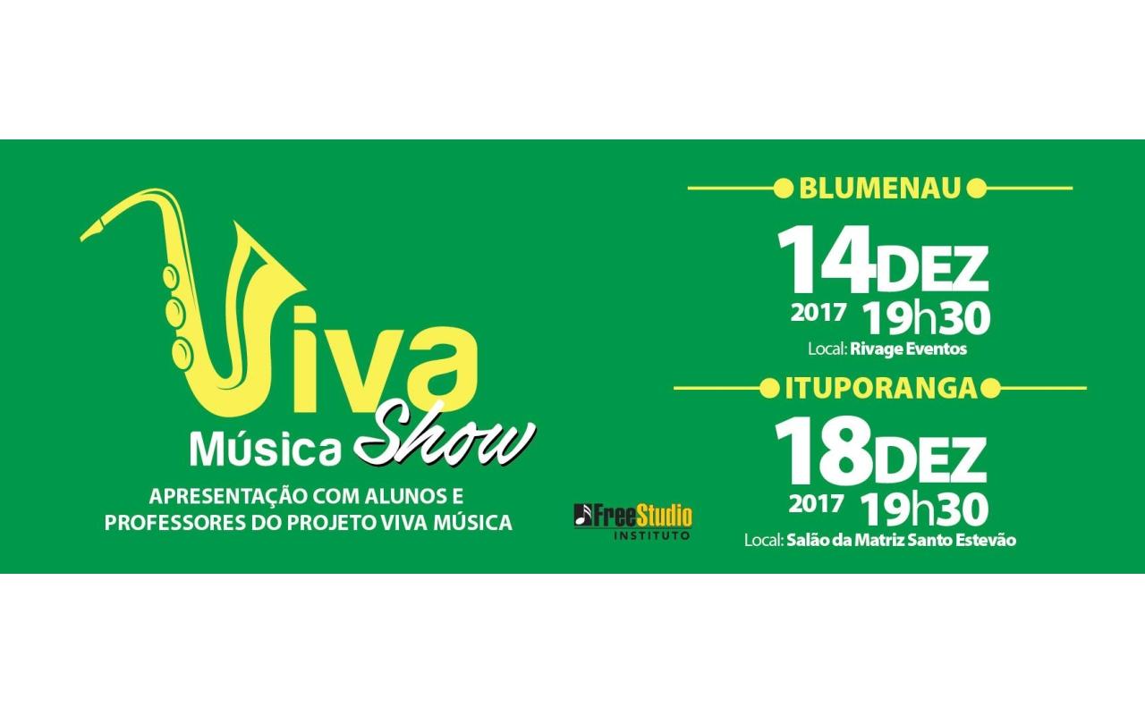Projeto Viva Música terá apresentação final nesta segunda-feira em Ituporanga