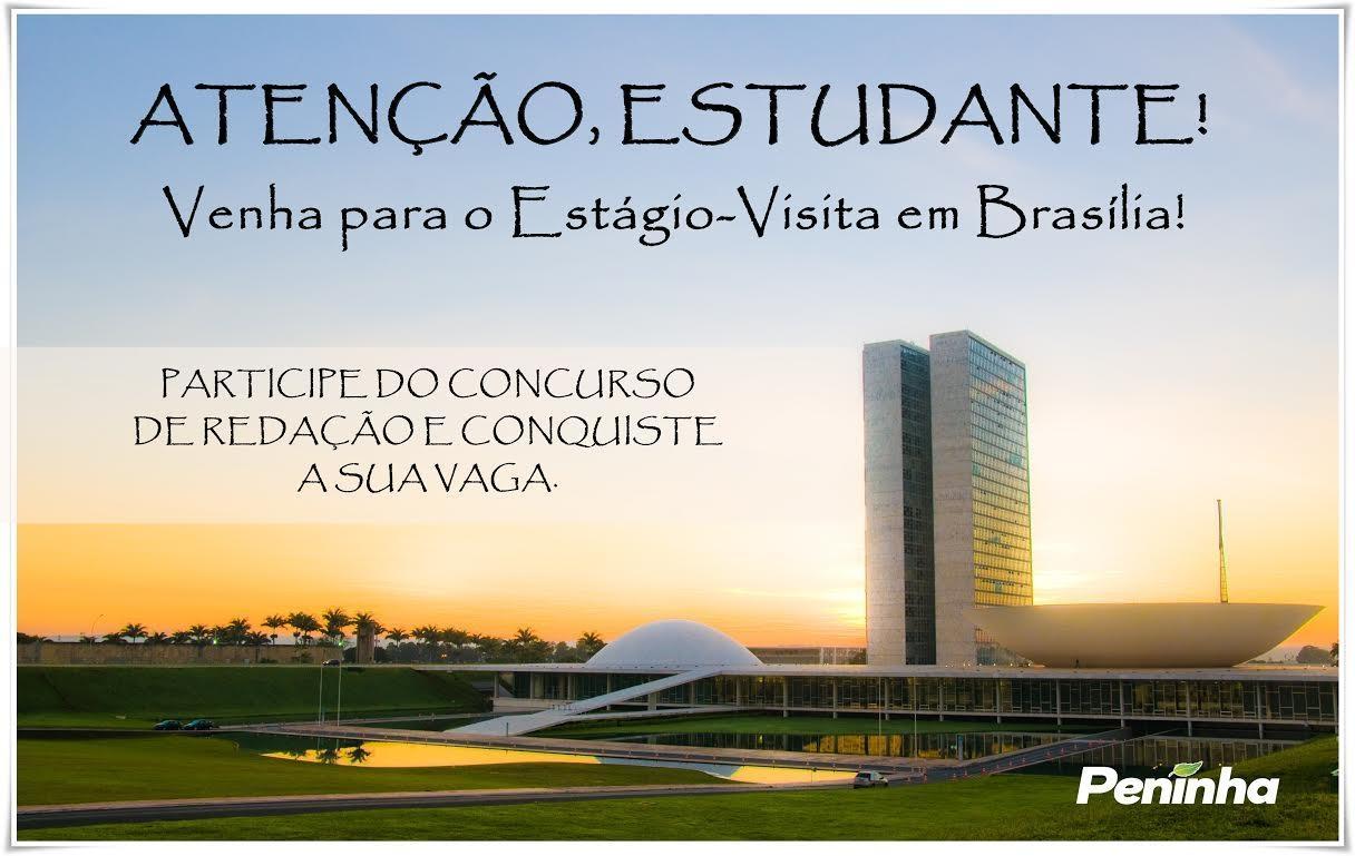 Seleção de estudantes para estágio em Brasília termina na próxima quarta