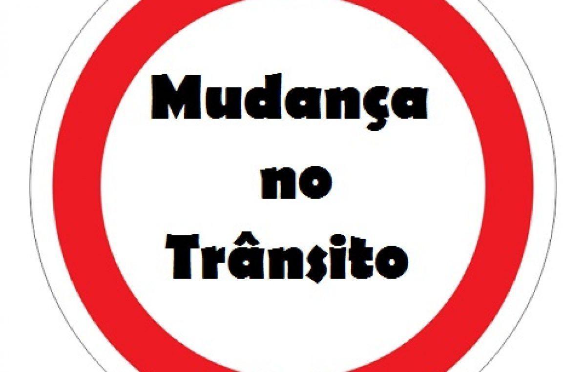 Transito será alterado  no centro de Ituporanga