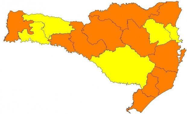 Nova matriz de risco mostra melhora em cinco regiões catarinenses