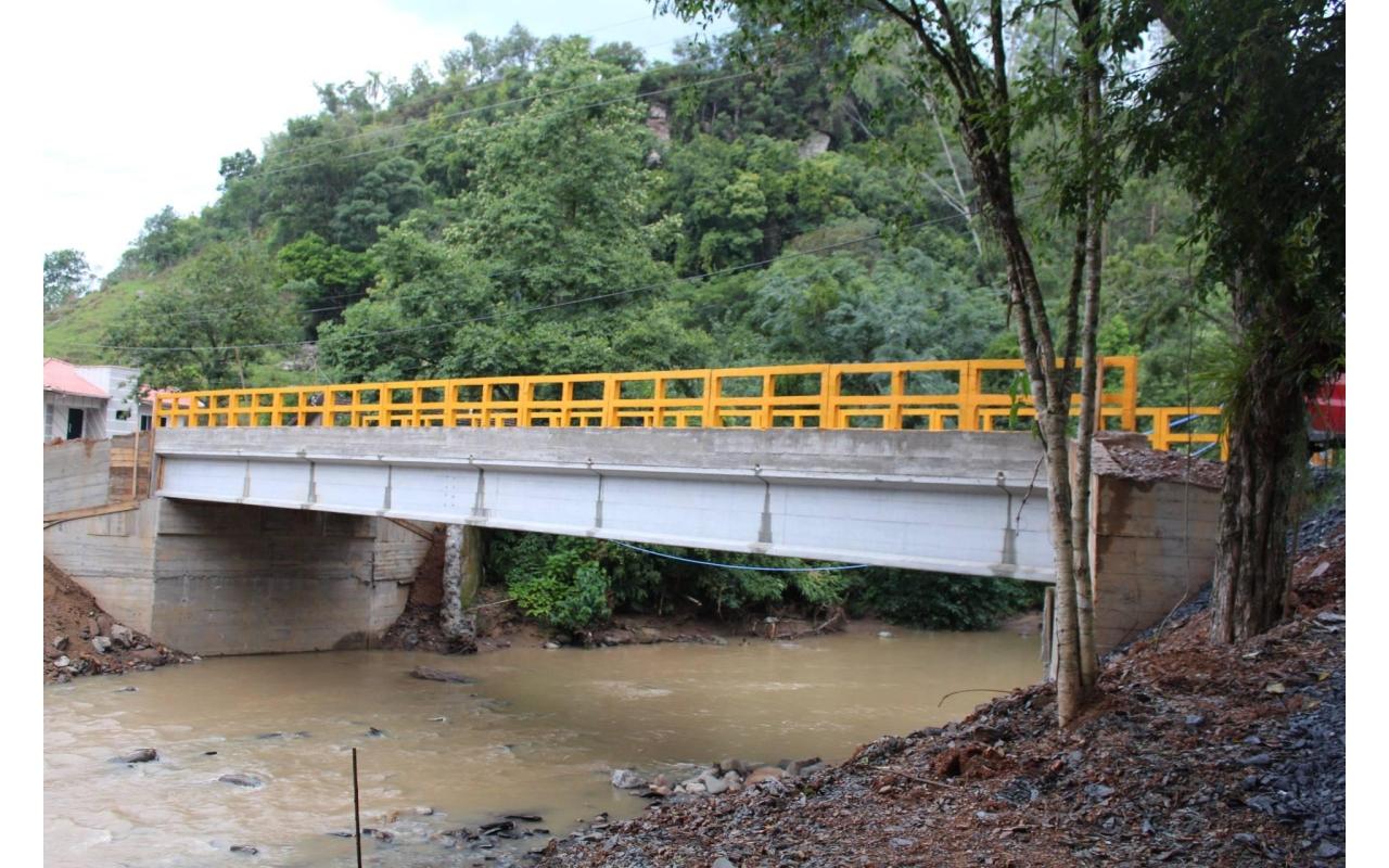 Nova ponte é inaugurada no Centro de Vidal Ramos