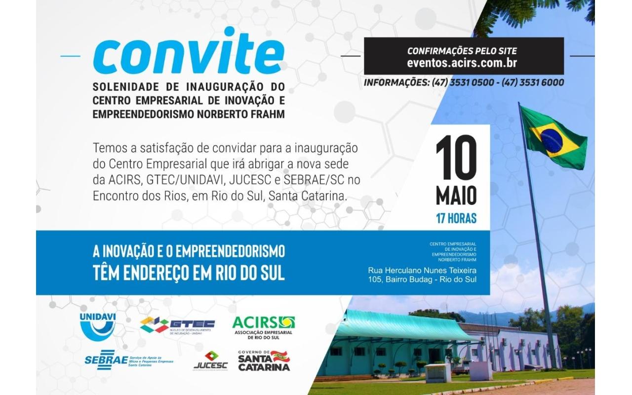 Novo espaço da Associação Empresarial de Rio do Sul será inaugurado nesta sexta