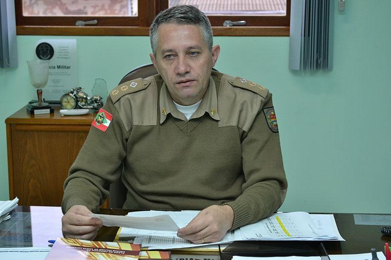 Novo presidente do PSL de Rio do Sul, coronel Dionísio Tonet, diz que avalia pré-candidatura à prefeito 