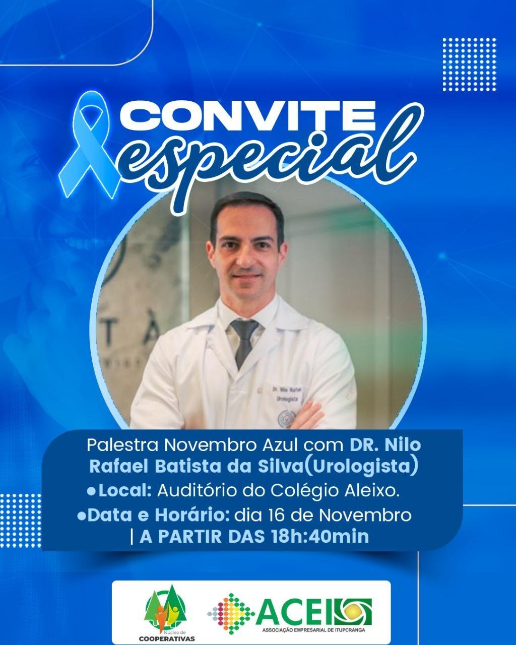 Núcleo de Cooperativas da ACEI promove palestra em alusão à campanha Novembro Azul