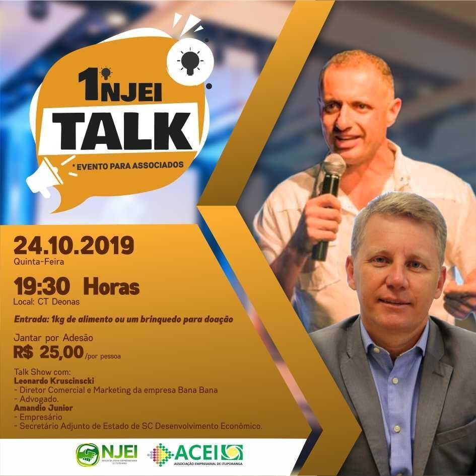 Núcleo de Jovens Empreendedores de Ituporanga promove primeiro Talk Show sobre empreendedorismo
