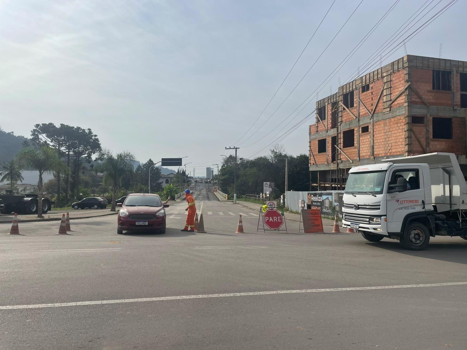 Obras alteram trânsito em Ituporanga e Prefeitura prevê liberação parcial na próxima semana