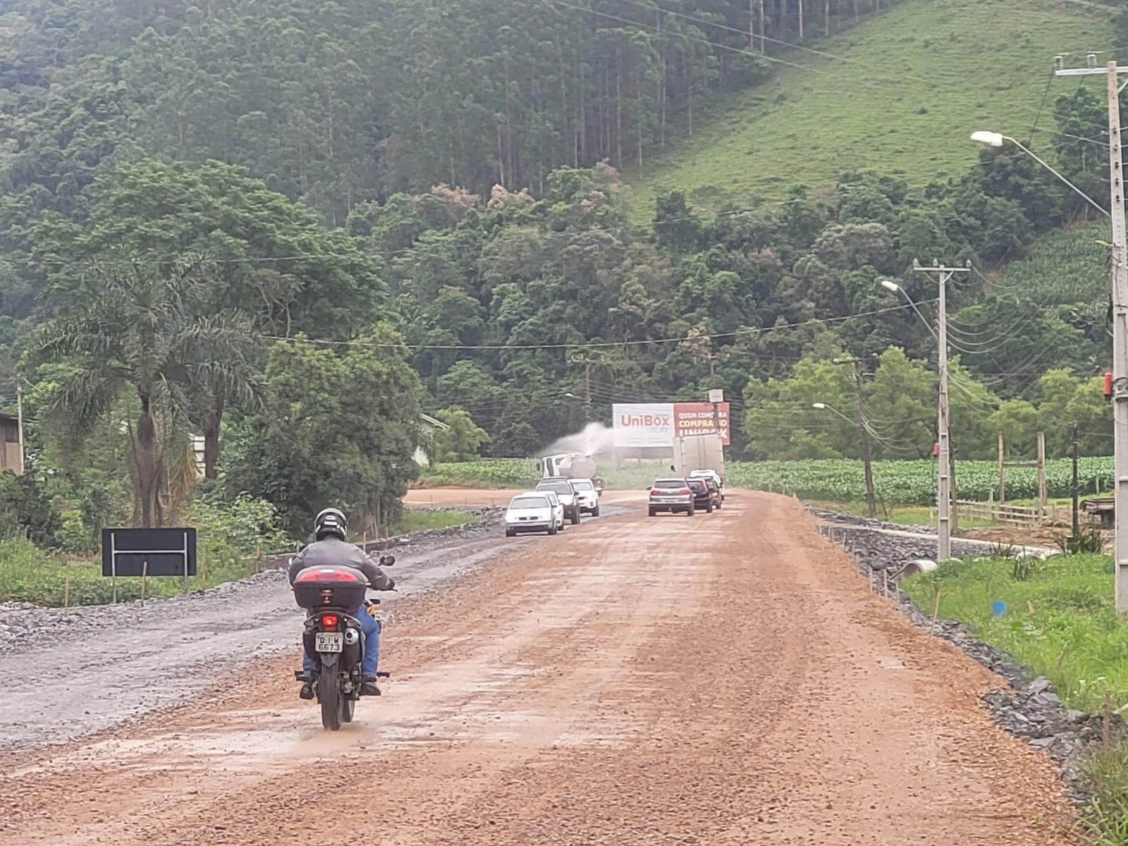 Obras de sobre elevação na SC 350 devem ficar prontas em até duas semanas