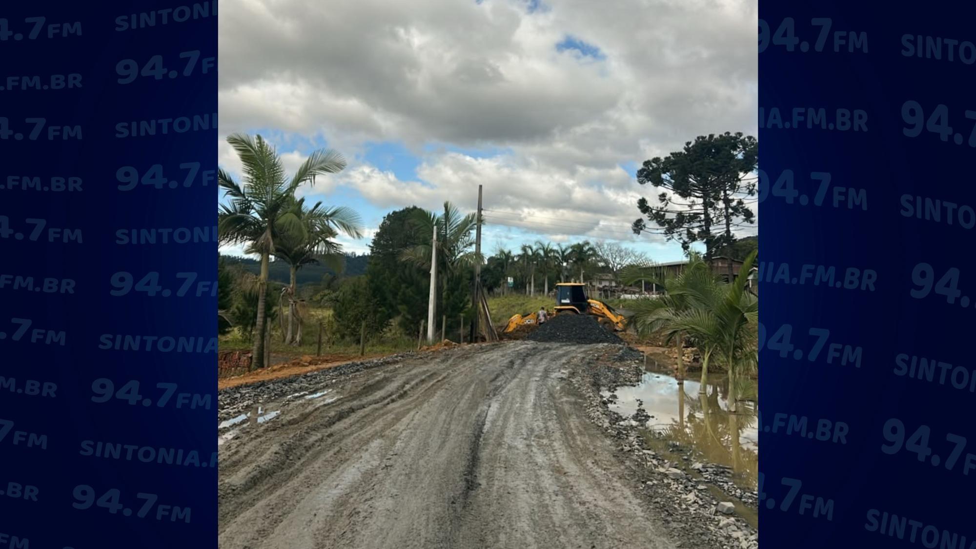 Obras nas Três Barras alteram trânsito e exigem rotas alternativas em Ituporanga