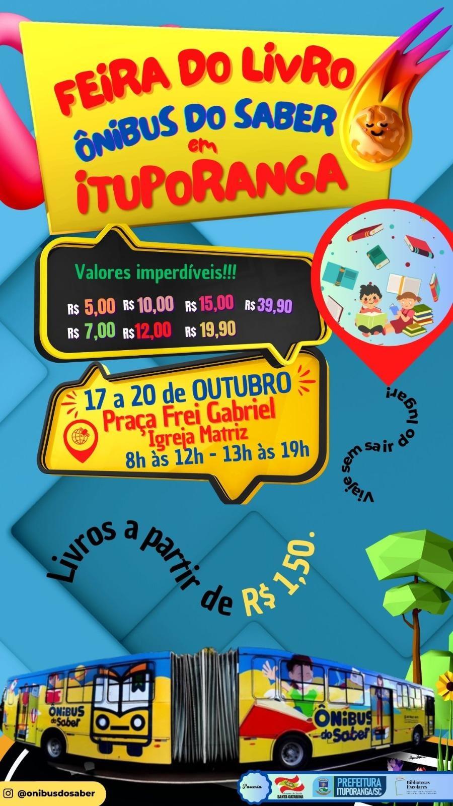 Ônibus do Saber está em Ituporanga
