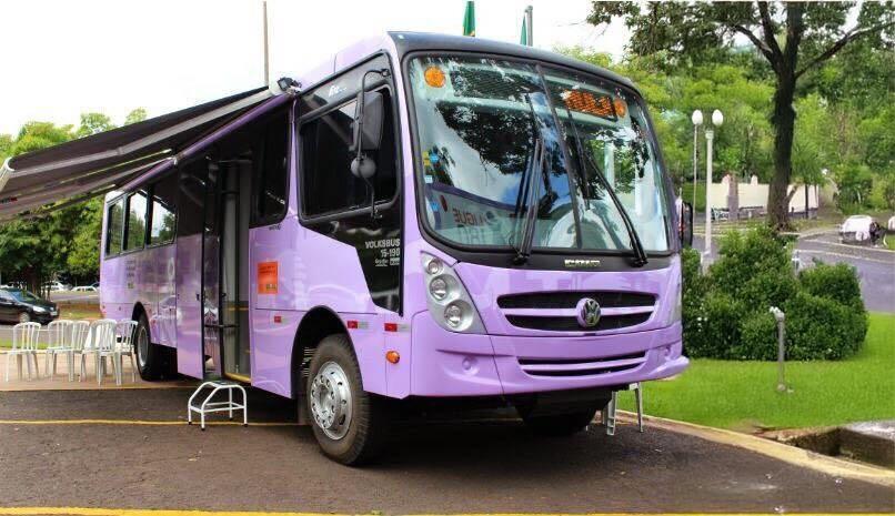 Ônibus Lilás passará por sete cidades do Alto Vale com ações contra a violência