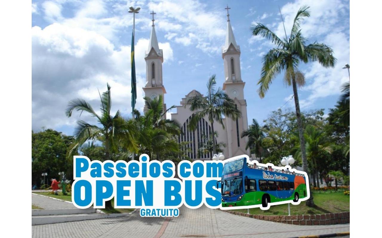 Ônibus turístico vai levar visitantes gratuitamente até o Santuário e outros pontos de Ituporanga