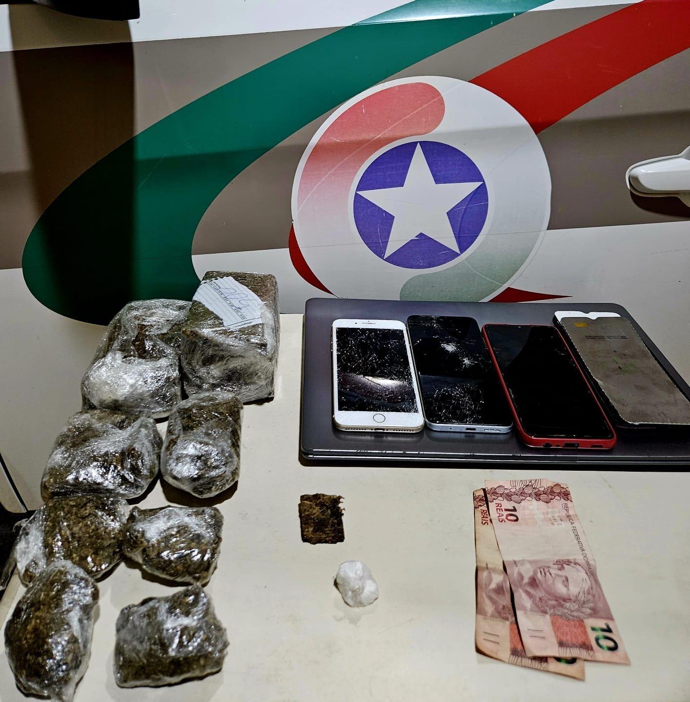 Operação conjunta prende casal com mais de 1 kg de drogas em Ituporanga