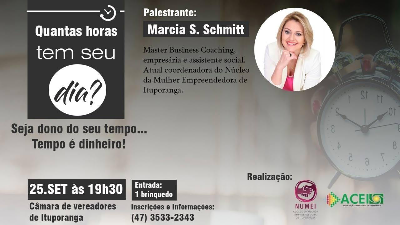 Palestra marca o lançamento do Núcleo da Mulher empreendedora em Ituporanga