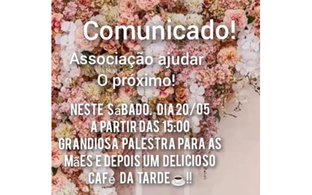 Palestra, presentes e café será oferecido para as mães neste sábado (20) em Ituporanga