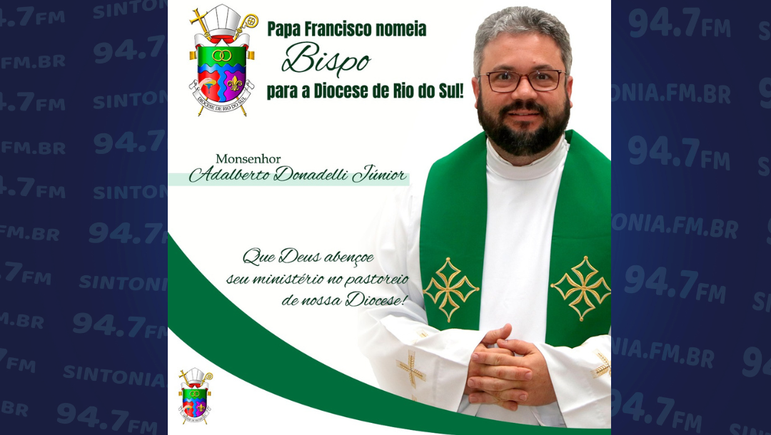 Papa Francisco nomeia Bispo para Diocese de Rio do Sul