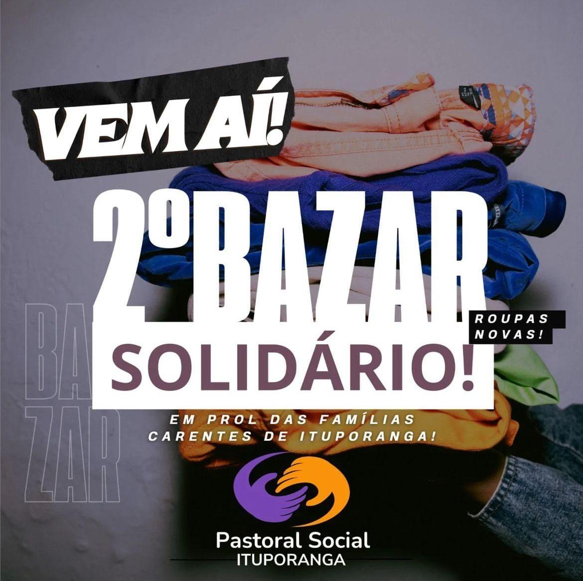 Pastoral Social de Ituporanga promove bazar solidário