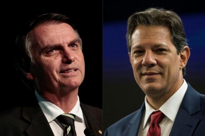 Pesquisa Datafolha para presidente: Bolsonaro tem 56% dos votos válidos e Haddad, 44%