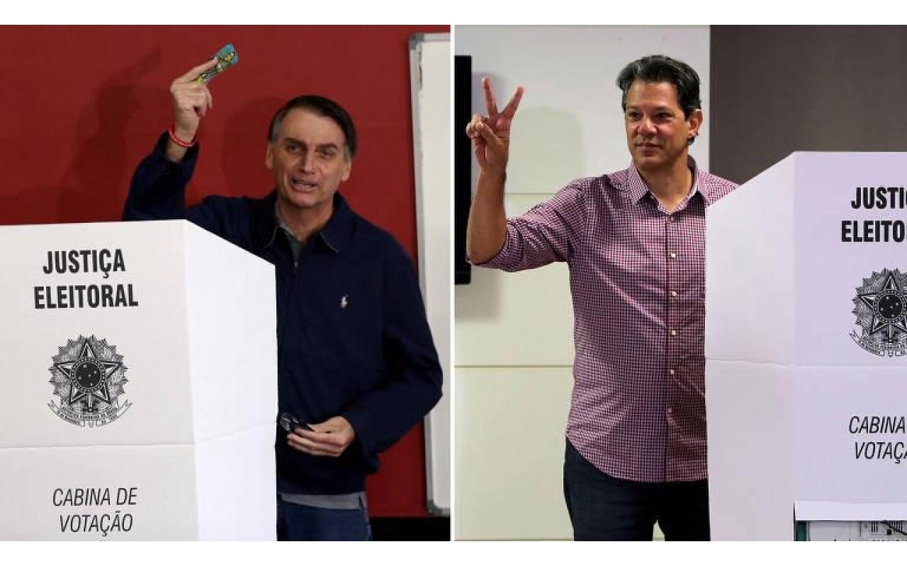 Pesquisa Datafolha para presidente: Bolsonaro tem 59% dos votos válidos e Haddad, 41%