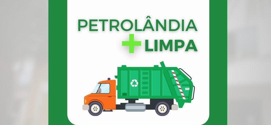 Petrolândia tem novo roteiro no recolhimento de lixo