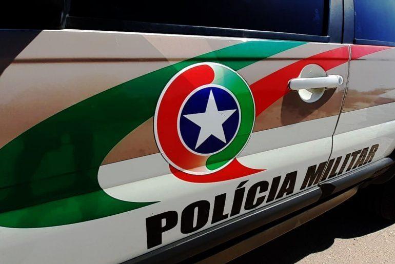 PM flagra garoto de 14 anos dirigindo carro em Ituporanga 