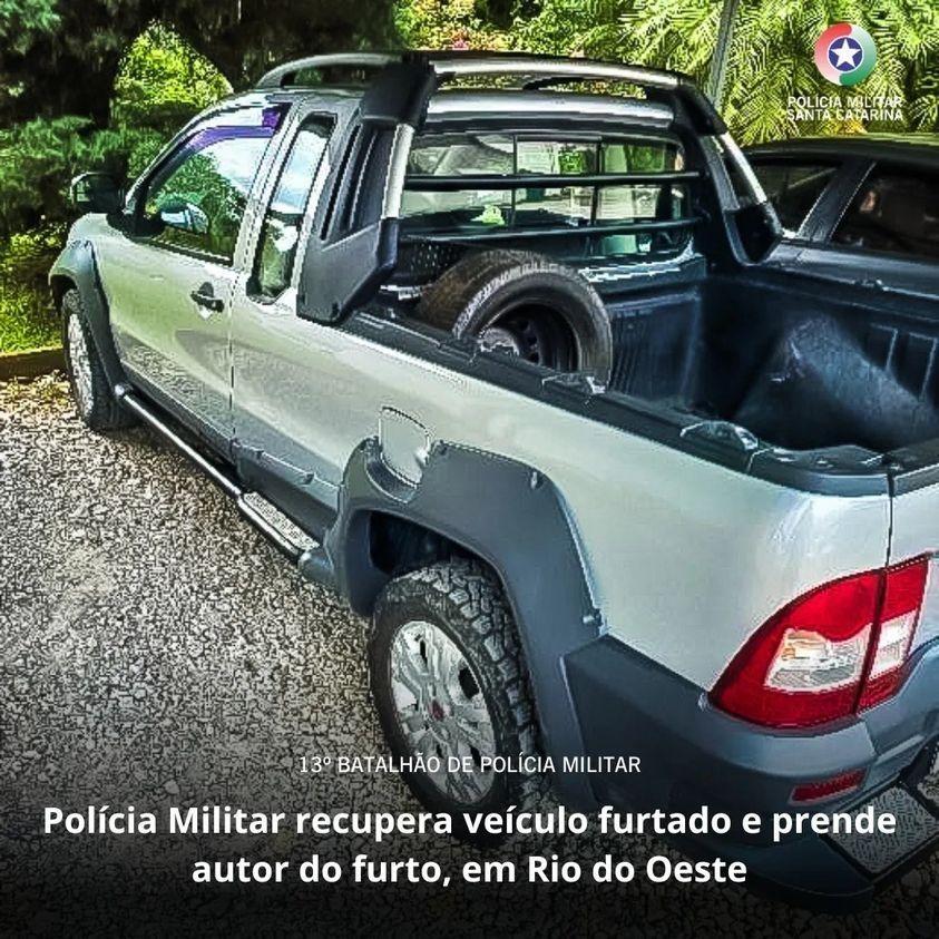 Polícia Militar recupera veículo furtado em Petrolândia e prende suspeito