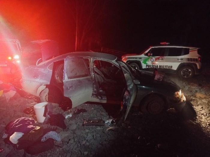 Polícia apreende quase um quilo de maconha após perseguição na SC-350 em Aurora