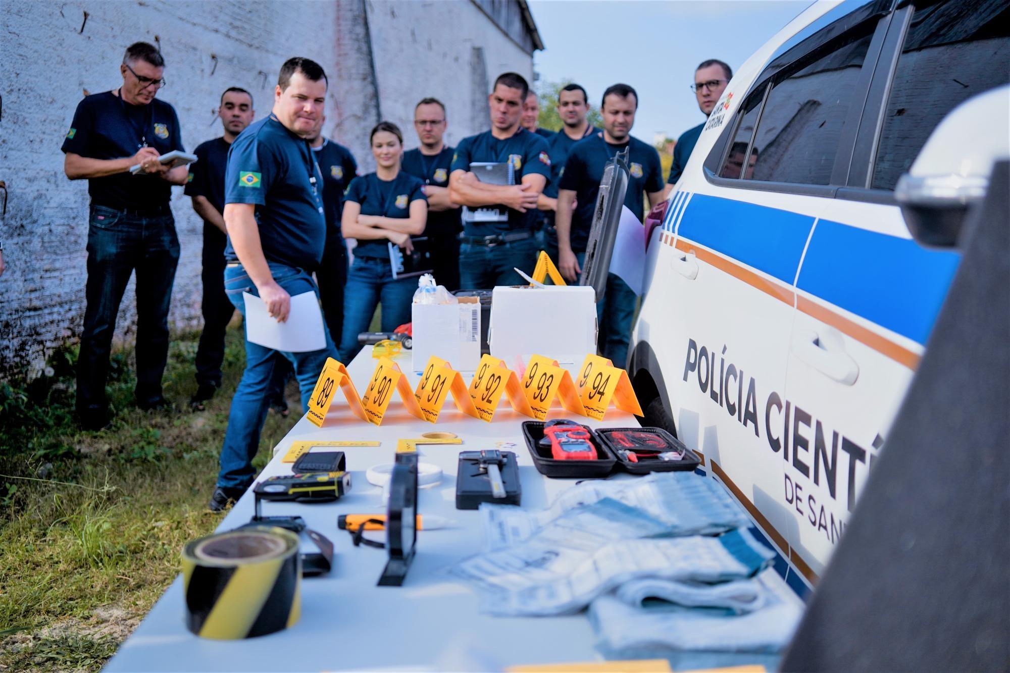 Polícia Científica realiza treinamento de novos peritos oficiais