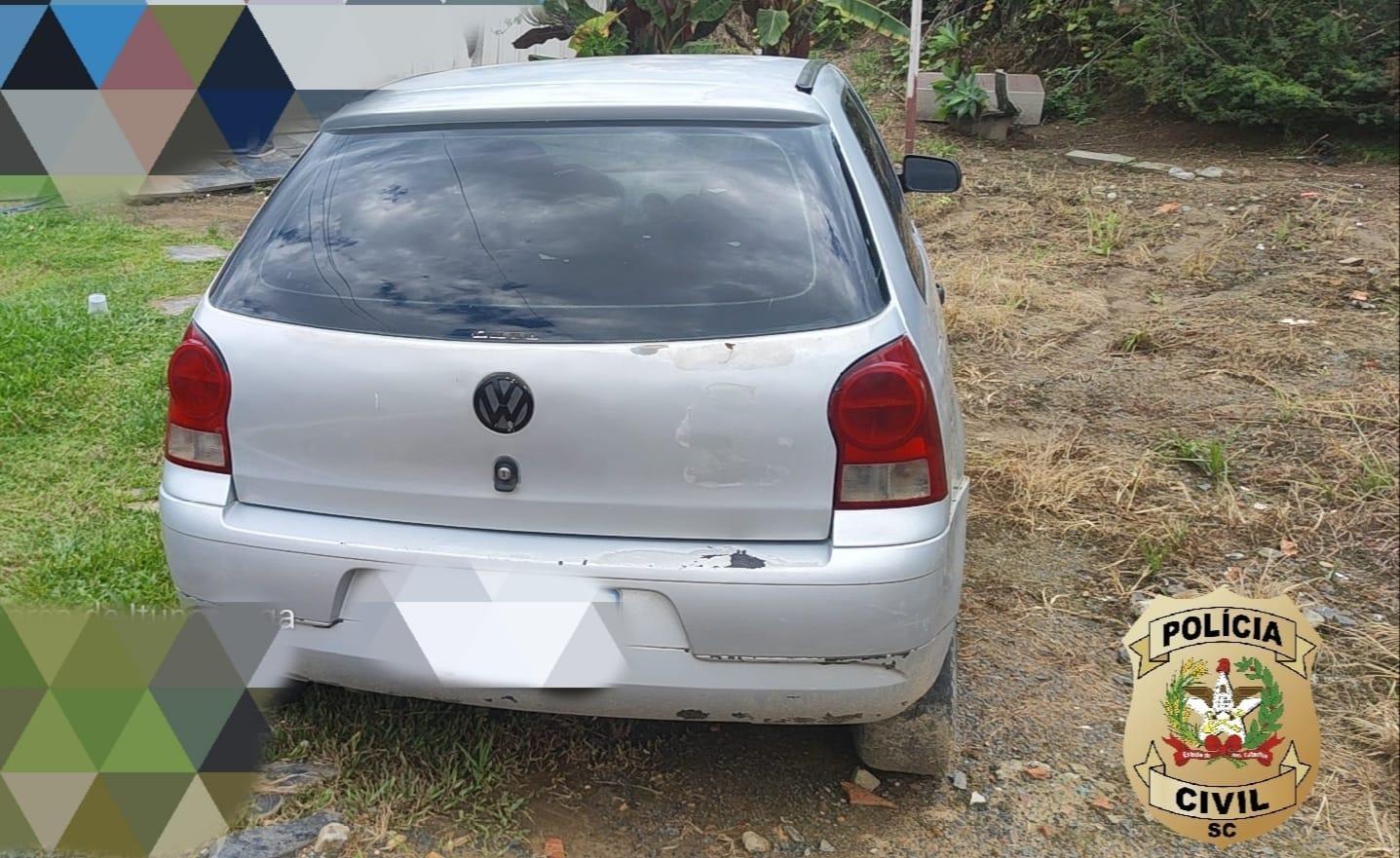 Polícia Civil de Ituporanga recupera veículo furtado em José Boiteux