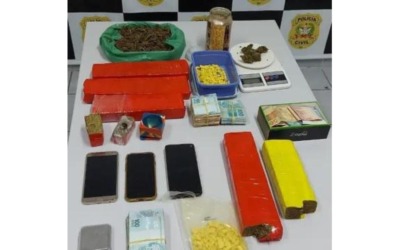 Polícia Civil desarticula quadrilha de tráfico de drogas no Alto Vale