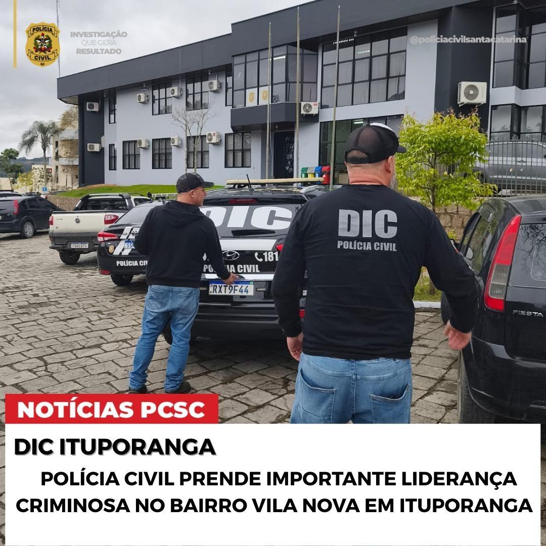 Polícia Civil prende liderança do tráfico, foragido desde abril, no bairro Vila Nova