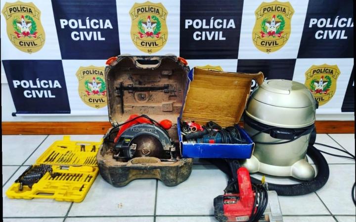 Polícia Civil recupera ferramentas furtadas em Ituporanga