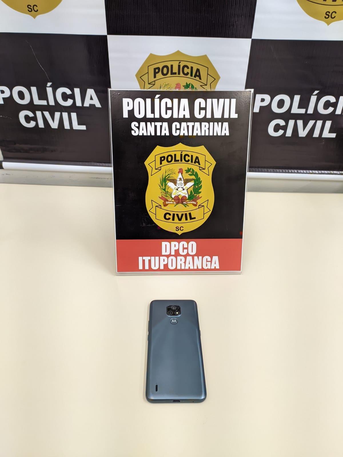Polícia Civil recupera smartphone furtado de estabelecimento comercial de Ituporanga