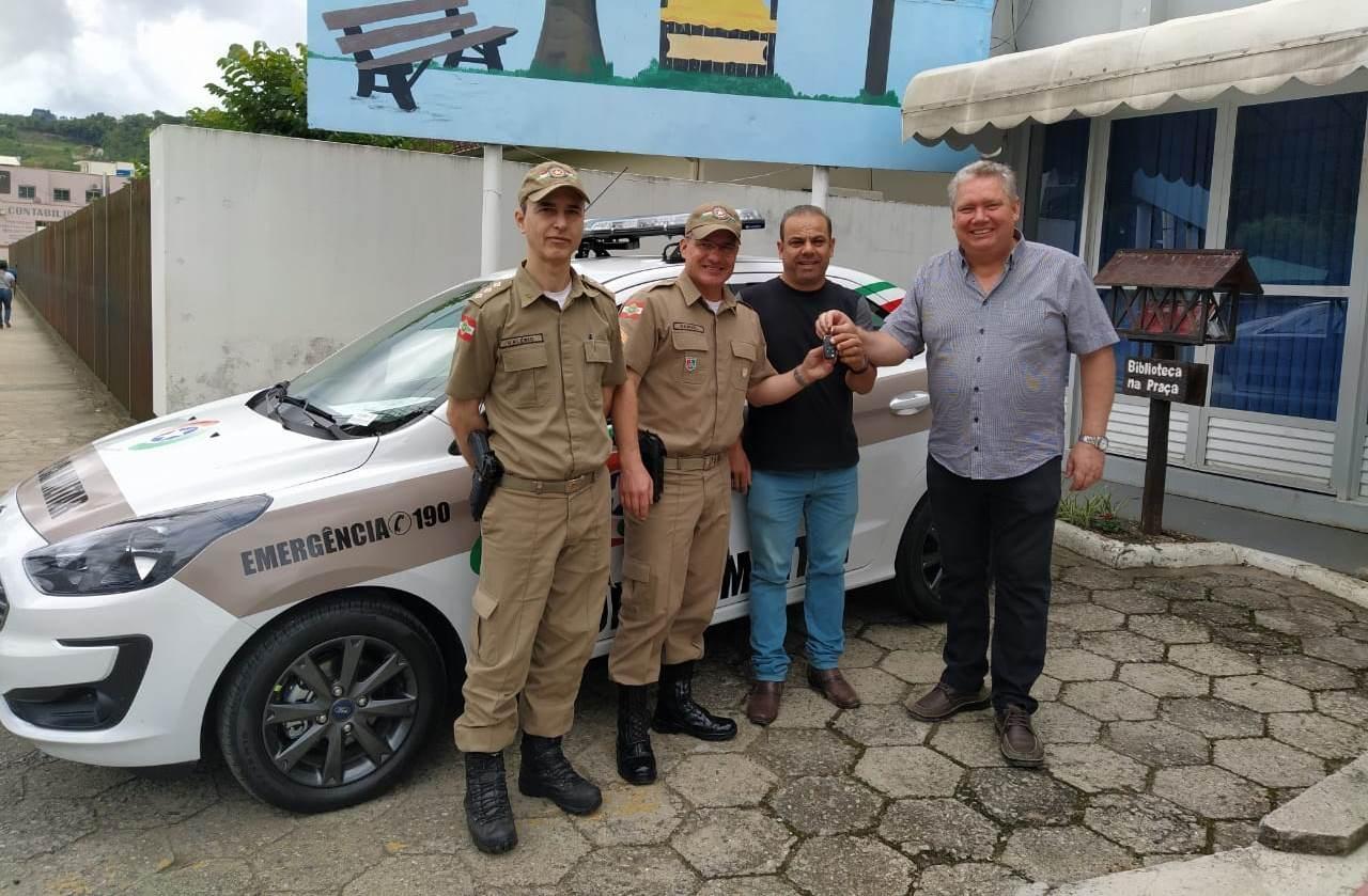 Polícia Militar de Alfredo Wagner recebe nova viatura